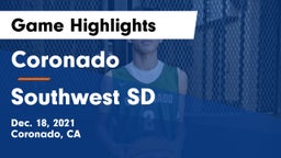 Coronado  vs Southwest SD Game Highlights - Dec. 18, 2021