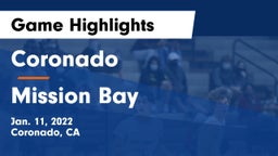 Coronado  vs Mission Bay  Game Highlights - Jan. 11, 2022