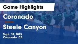 Coronado  vs Steele Canyon  Game Highlights - Sept. 10, 2023