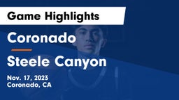 Coronado  vs Steele Canyon  Game Highlights - Nov. 17, 2023