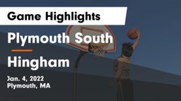 Plymouth South  vs Hingham  Game Highlights - Jan. 4, 2022
