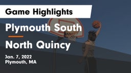 Plymouth South  vs North Quincy Game Highlights - Jan. 7, 2022