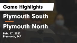 Plymouth South  vs Plymouth North  Game Highlights - Feb. 17, 2022