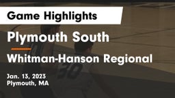 Plymouth South  vs Whitman-Hanson Regional  Game Highlights - Jan. 13, 2023