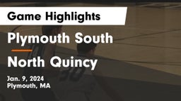 Plymouth South  vs North Quincy  Game Highlights - Jan. 9, 2024