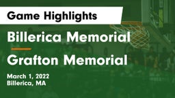 Billerica Memorial  vs Grafton Memorial  Game Highlights - March 1, 2022