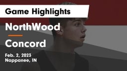 NorthWood  vs Concord  Game Highlights - Feb. 2, 2023