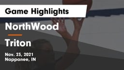 NorthWood  vs Triton  Game Highlights - Nov. 23, 2021