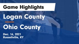 Logan County  vs Ohio County  Game Highlights - Dec. 16, 2021