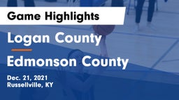 Logan County  vs Edmonson County  Game Highlights - Dec. 21, 2021