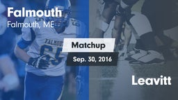 Matchup: Falmouth vs. Leavitt 2016