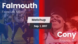 Matchup: Falmouth vs. Cony  2017