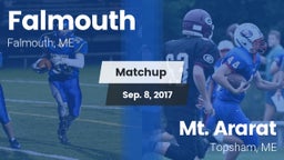 Matchup: Falmouth vs. Mt. Ararat  2017