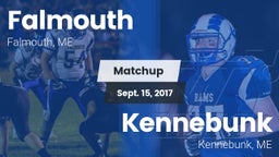 Matchup: Falmouth  vs. Kennebunk  2017