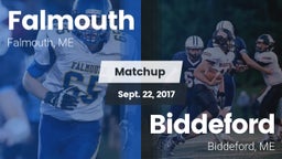 Matchup: Falmouth  vs. Biddeford  2017