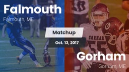 Matchup: Falmouth  vs. Gorham  2016