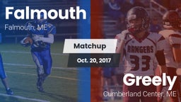 Matchup: Falmouth  vs. Greely  2017