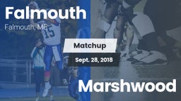 Matchup: Falmouth  vs. Marshwood 2018
