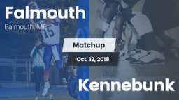 Matchup: Falmouth  vs. Kennebunk 2018