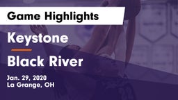 Keystone  vs Black River  Game Highlights - Jan. 29, 2020