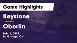 Keystone  vs Oberlin  Game Highlights - Feb. 1, 2020