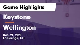 Keystone  vs Wellington  Game Highlights - Dec. 21, 2020