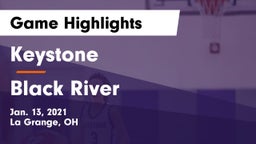 Keystone  vs Black River  Game Highlights - Jan. 13, 2021