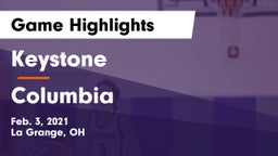 Keystone  vs Columbia  Game Highlights - Feb. 3, 2021