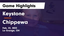 Keystone  vs Chippewa  Game Highlights - Feb. 22, 2023