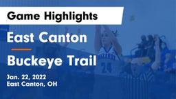 East Canton  vs Buckeye Trail  Game Highlights - Jan. 22, 2022