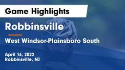 Robbinsville  vs West Windsor-Plainsboro South  Game Highlights - April 16, 2022