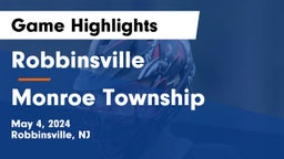 Robbinsville  vs Monroe Township  Game Highlights - May 4, 2024