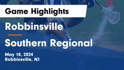 Robbinsville  vs Southern Regional  Game Highlights - May 18, 2024