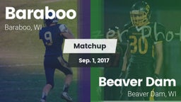 Matchup: Baraboo  vs. Beaver Dam  2017