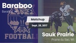 Matchup: Baraboo  vs. Sauk Prairie  2017