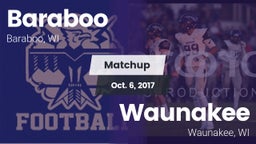 Matchup: Baraboo  vs. Waunakee  2017