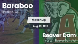 Matchup: Baraboo  vs. Beaver Dam  2018