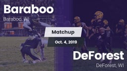 Matchup: Baraboo  vs. DeForest  2019
