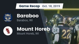 Recap: Baraboo  vs. Mount Horeb  2019
