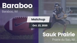 Matchup: Baraboo  vs. Sauk Prairie  2020