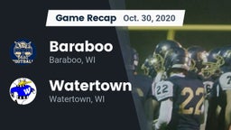 Recap: Baraboo  vs. Watertown  2020