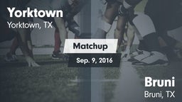 Matchup: Yorktown  vs. Bruni  2016