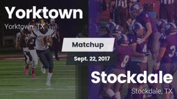 Matchup: Yorktown  vs. Stockdale  2017