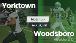 Matchup: Yorktown  vs. Woodsboro  2017