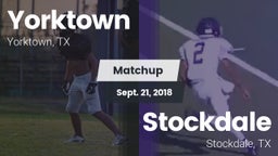 Matchup: Yorktown  vs. Stockdale  2018