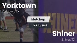 Matchup: Yorktown  vs. Shiner  2018
