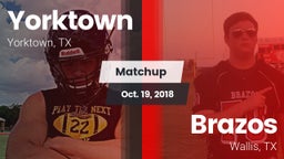 Matchup: Yorktown  vs. Brazos  2018