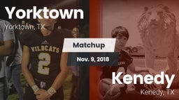 Matchup: Yorktown  vs. Kenedy  2018