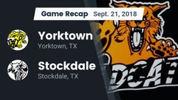 Recap: Yorktown  vs. Stockdale  2018