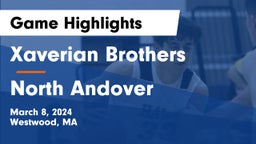 Xaverian Brothers  vs North Andover  Game Highlights - March 8, 2024
